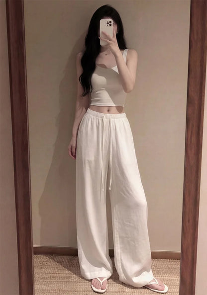 Lyocell-Blend Wide-Leg Trouser — image 2