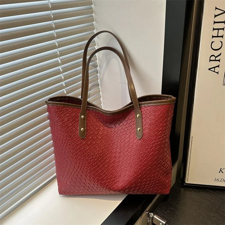 Structured Woven Tote — image 2