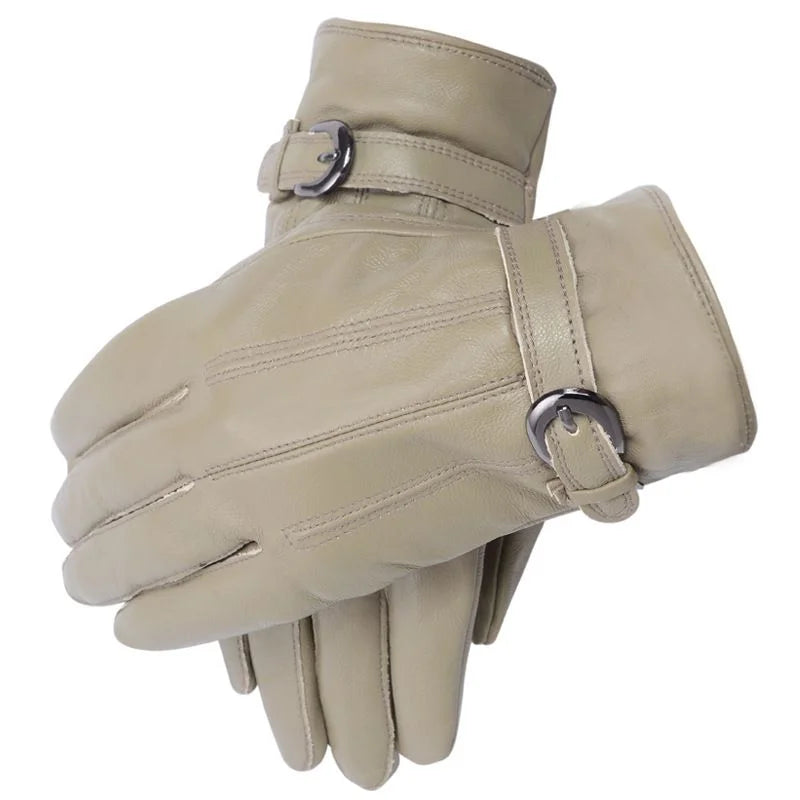 Sheepskin Strap-Cuff Glove — image 10