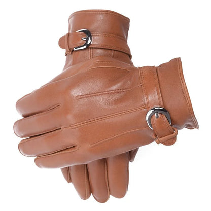 Sheepskin Strap-Cuff Glove — image 9